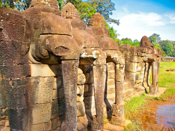 Terrace of the Elephants, Angkor Thom, Cambodia